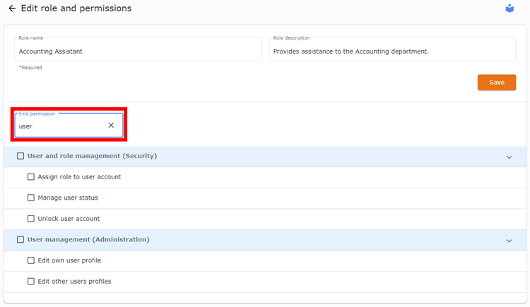 Search Permission