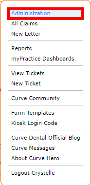 Administration option