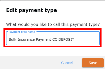 Add deposit type