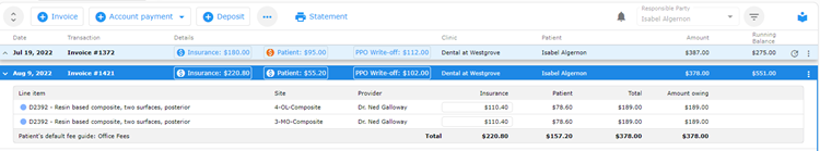 Check invoice date