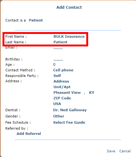 Enter mock name