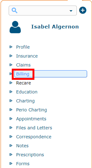 Select real patient