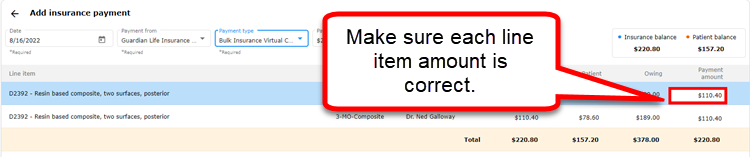 Allocate amount