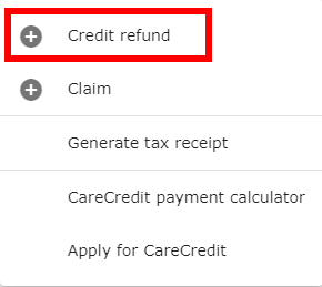 Add credit refund