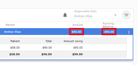 Initial Invoice View
