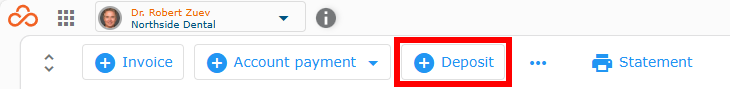 Add Deposit button