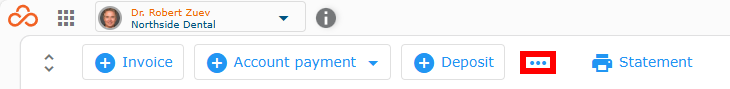 More Menu options