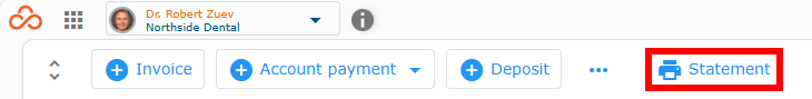 Print Statement button