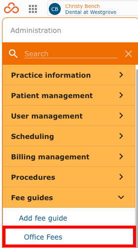Select Fee Guide