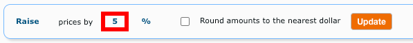 Enter Percentage