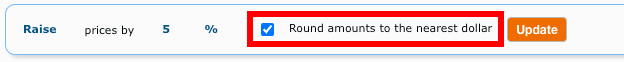 Round to Dollar