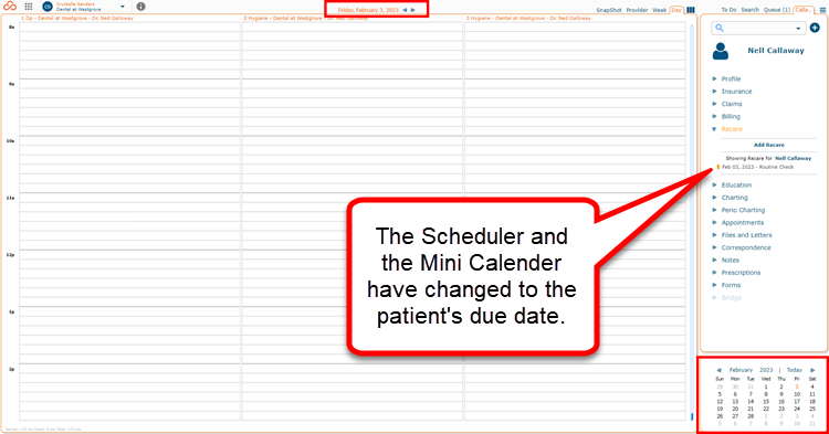 Scheduler view