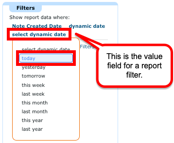 Selecting date value