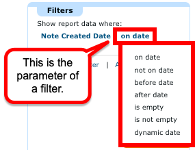 Setting date parameter