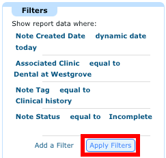 Applying filters