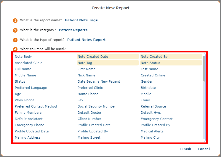 Selecting Columns