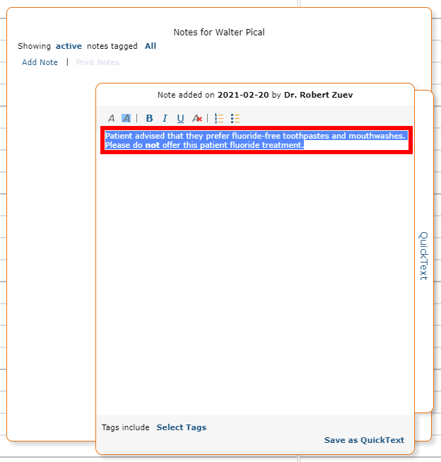Selecting Text