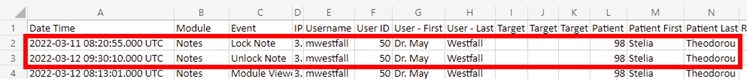 Audit Trail Details