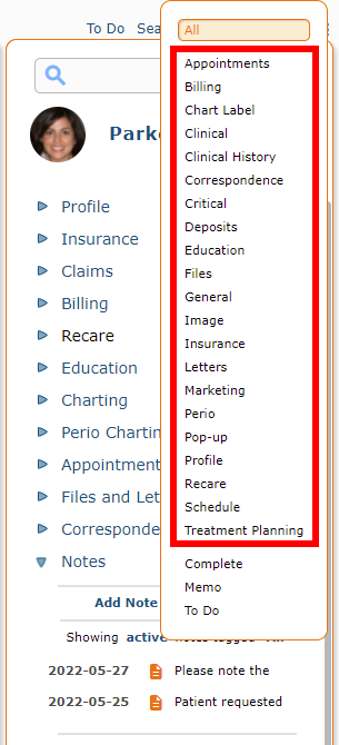 Selecting Tags