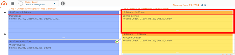 Scheduler View