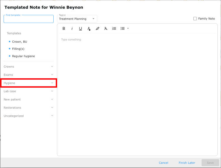 Template Folders