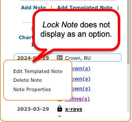 No Lock Option