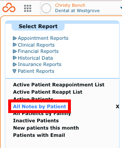 Notes Report