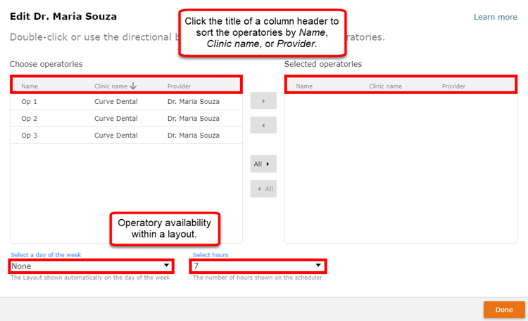 Edit Layout Dialog Box