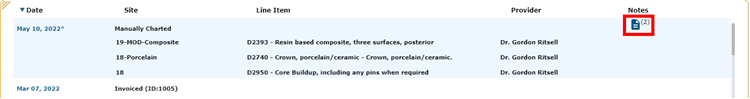Multiple Notes
