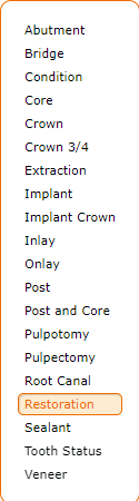 Procedure List Selection