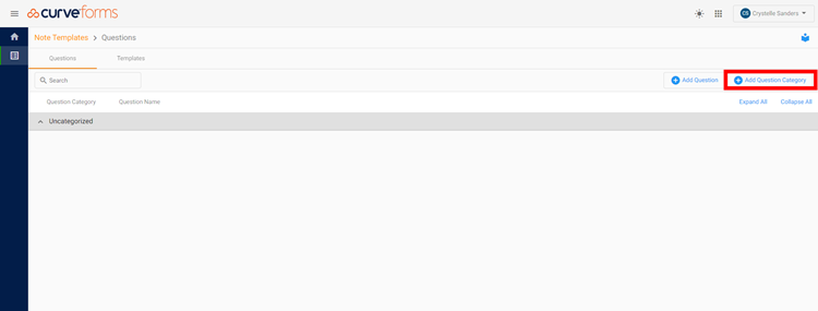 Add Question Category