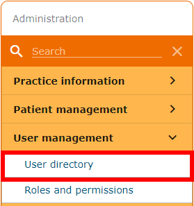 User Directory