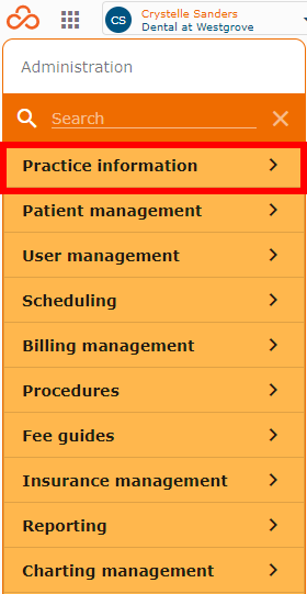 Practice information